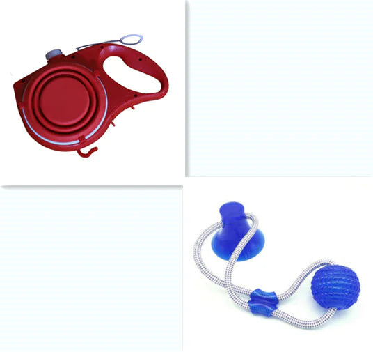 Pet Leash With Water Bottle