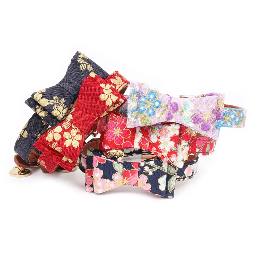 Elegant Gold Foil Collars for Pets