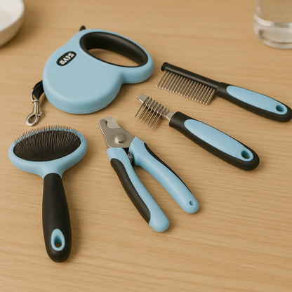 Pet Traction Rope & Grooming Kit