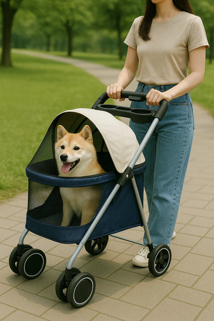 Foldable Pet Stroller